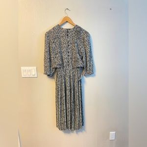 Vintage Pleaded Dress